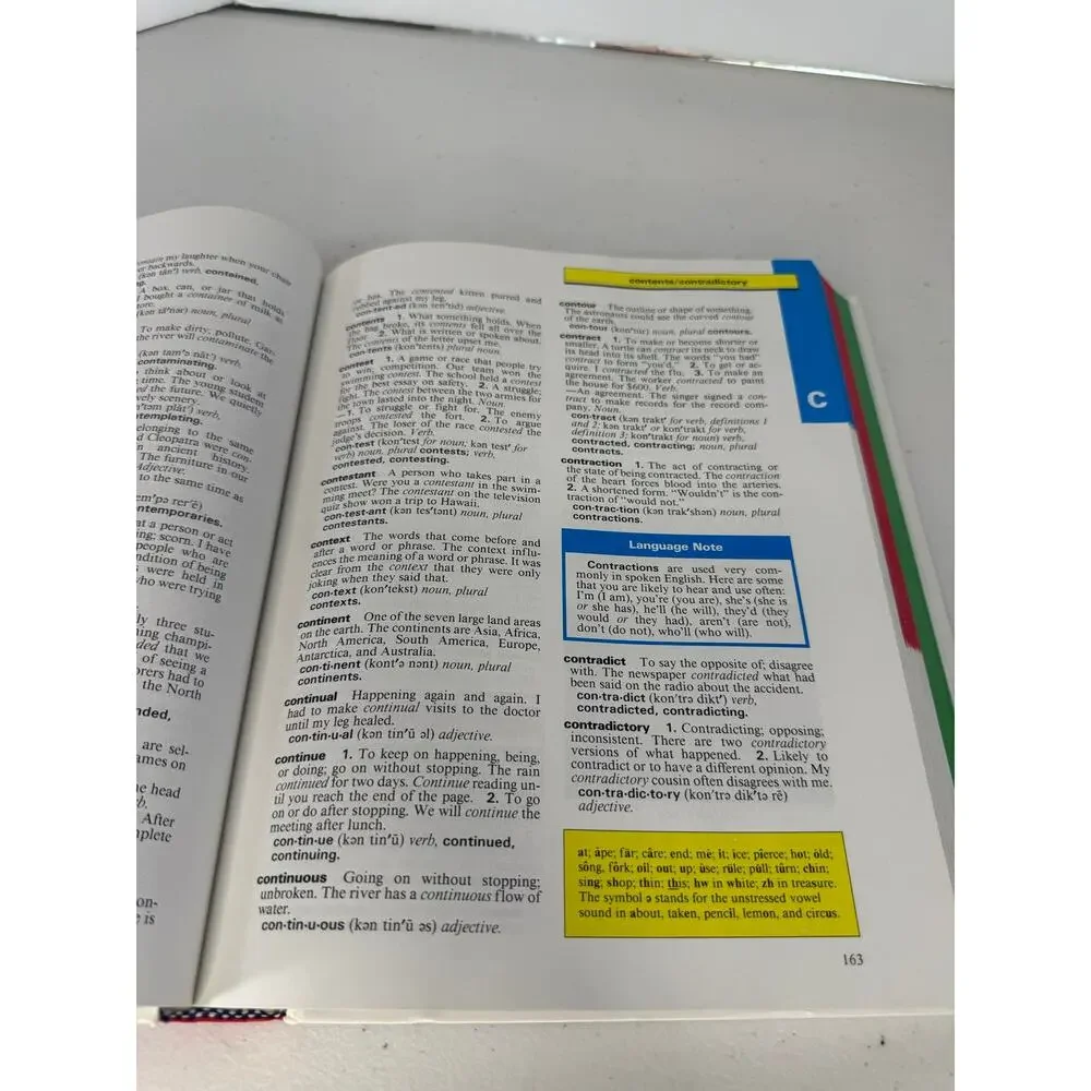 Vintage Macmillan Dictionary for Children Illustrated Hardcover Reference Book